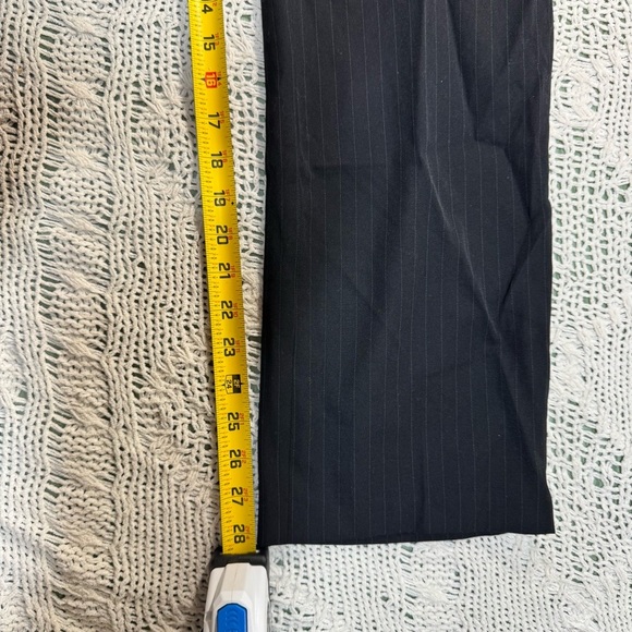 Vintage Gucci Black Pinstripe Trousers Size 42 - Picture 10 of 10